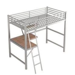 Twin Size Loft Metal Bed With Desk And Shelves - ModernLuxe 14 Twin Size Loft Metal Bed With Desk And Shelves - ModernLuxe -Children Furniture Store GUEST b32880a7 8e3d 4087 9b1f bddc3c95a8fd