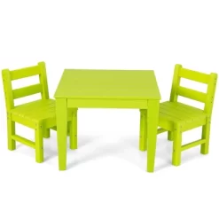 Costway 3PCS Kids Table & 2 Chairs Set Outdoor Heavy-Duty All-Weather Activity Table Set 25 Costway 3PCS Kids Table & 2 Chairs Set Outdoor Heavy-Duty All-Weather Activity Table Set -Children Furniture Store GUEST b3751f76 c6a0 41ef 8392 c39acf4e4ca6