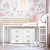 Little Seeds Monarch Hill Haven Twin Metal Junior Loft Bed -Children Furniture Store GUEST b3cb39c6 bc19 40c2 b61d f287d7a44b64