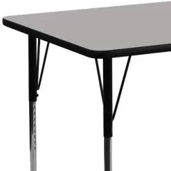 Emma And Oliver 24x60 Rectangle HP Laminate Adjustable Activity Table -Children Furniture Store GUEST b420e533 db0e 45ed acba 7f781ee4d019