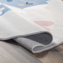 NuLOOM Ariella Giraffe Kids Machine Washable Area Rug -Children Furniture Store GUEST b44b1ec4 3dfc 4104 81b5 ecdba076251c