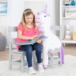 Melissa & Doug Wooden Chair Pair - Gray -Children Furniture Store GUEST b594f543 c6f7 446a ab72 0c9611732045