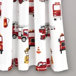 52"x84" Make A Wish Fire Truck Window Curtain Panels Set - Lush Décor -Children Furniture Store GUEST b62442fa d065 4c82 b687 f352c8f9137e