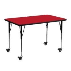 Emma And Oliver Mobile 24x48 Rectangle HP Laminate Adjustable Activity Table 9 Emma And Oliver Mobile 24x48 Rectangle HP Laminate Adjustable Activity Table -Children Furniture Store GUEST b63ed2d1 6d88 47d4 b67e 6f792741abd6 1