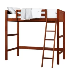 Twin Houston Kids' Wooden Loft Bed With Ladder - Room & Joy 22 Twin Houston Kids' Wooden Loft Bed With Ladder - Room & Joy -Children Furniture Store GUEST b6563314 1167 43b2 af28 b50261cd003b