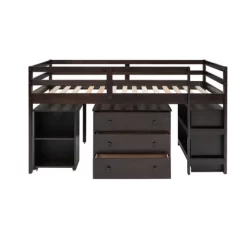 Low Twin Loft Bed With Cabinet And Rolling Portable Desk - ModernLuxe 16 Low Twin Loft Bed With Cabinet And Rolling Portable Desk - ModernLuxe -Children Furniture Store GUEST b762ae18 fb72 457f a658 f00275f2ff4a