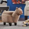 Anders Llama Storage Ottoman Brown - Inspire Q -Children Furniture Store GUEST b786c13f 1bfb 415b 89e5 216b70a6b359