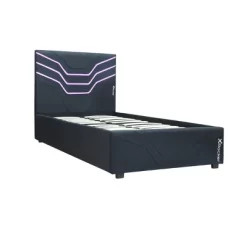 Twin Cosmos RGB Gaming Bed Black - X Rocker -Children Furniture Store GUEST b79df2ff e08b 428c 846a d96c0d0d7083