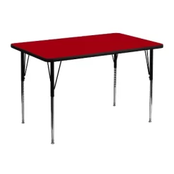 Flash Furniture 30''W X 48''L Rectangular Thermal Laminate Activity Table - Standard Height Adjustable Legs 22 Flash Furniture 30''W X 48''L Rectangular Thermal Laminate Activity Table - Standard Height Adjustable Legs -Children Furniture Store GUEST b8130225 4300 4d42 8328 eac43f3530fd 1