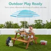 Best Choice Products Kids Wooden Picnic Table, Outdoor Activity Table W/ Adjustable Umbrella, Built-In Seats -Children Furniture Store GUEST b90fcfe7 3c7e 4eec 918a 508e2ad46519