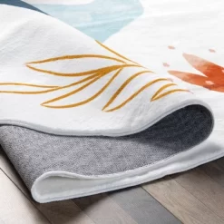 NuLOOM Elain Cheerful Elephant Machine Washable Kids Area Rug -Children Furniture Store GUEST b951631c b5d8 4f9a 8fbb d802e9747dcf