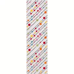 Well Woven Modern Dandy Dots Stripes Bright Kids Room Carpet Soft Durable White Area Rug -Children Furniture Store GUEST b9c71331 7501 4611 8599 51d18f97f26e