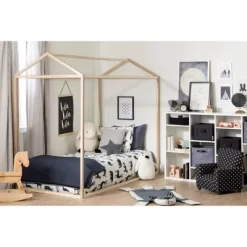 Sweedi House Bed - Natural Poplar - South Shore -Children Furniture Store GUEST bcb28aaa 82ee 4d57 a927 2c89459485c3
