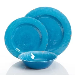 Gibson Studio California Mauna 12 Piece Assorted Crackle Decal Melamine Dinnerware Set -Children Furniture Store GUEST bed775b4 7689 40e9 a700 d39c67daf457