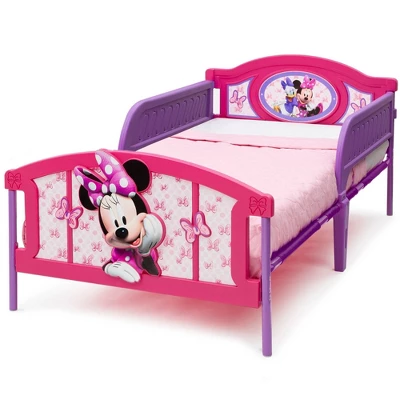 Twin Disney Minnie Mouse Plastic 3D Bed - Delta Children 5 Twin Disney Minnie Mouse Plastic 3D Bed - Delta Children - Image 3