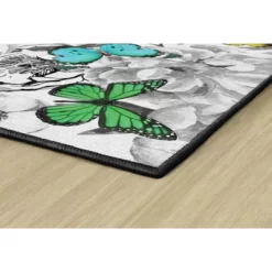 Flagship Carpets School Girl Style Woodland Whimsy Butterfly Classroom Area Rug -Children Furniture Store GUEST c134b22c bc1b 4d56 8cef aa33d2640f92