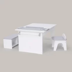 Fantasy Fields - Little Artist Monet Play Art Table Kids Furniture - White/Gray -Children Furniture Store GUEST c162416b a76e 4d6a b542 9c16b119de65