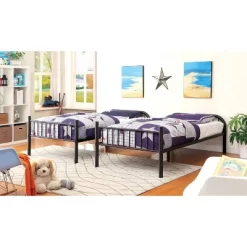 HOMES: Inside + Out Twin Over Twin Kids' Dero Bed Black - IoHOMES -Children Furniture Store GUEST c1712e82 3c2d 45f3 b7be 09e88a3dd7be