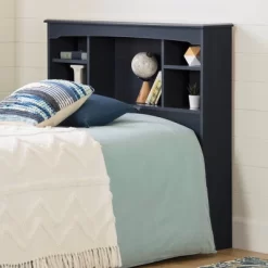 Twin Navali Bookcase Headboard Blueberry - South Shore -Children Furniture Store GUEST c2829f63 9319 42a5 be82 f4e3f29b3488