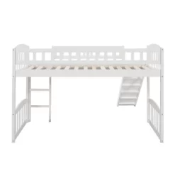 Twin Size Loft Bed With Slide And Ladder - ModernLuxe -Children Furniture Store GUEST c2f7ae92 48b2 4969 89f9 7da4ef6b33a2