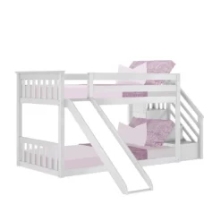 Max & Lily Twin Low Bunk Bed W/ Staircase And Slide -Children Furniture Store GUEST c35655dc e00e 4931 9f9d 78bbc318e948