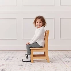 ECR4Kids Three Rung Ladderback Chair, Classroom Seating, Natural, 2-Pack -Children Furniture Store GUEST c3fc50f5 e230 46ad b9b7 539ddec09464