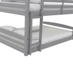 Full Over Full Alaina Floor Wood Bunk Bed - Room & Joy -Children Furniture Store GUEST c40f6a7d 5ae8 40c0 9f8a 7b45bdbe1138