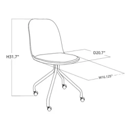 Rolling Kids' Desk Chair - Pillowfort™ -Children Furniture Store GUEST c506529f 509a 4830 adac 351a76fbb9d6