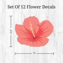 Tropical Flowers (Hibiscus) Wall Decor - Decalcomania -Children Furniture Store GUEST c60a215c 3d92 4396 a2d9 53f14c4e93e5