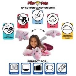 Sweet Scented Cotton Candy Unicorn - Pillow Pets -Children Furniture Store GUEST c74f9e08 3898 4726 9a21 bdb000689a70