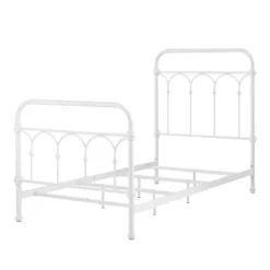 Twin Caledonia Metal Bed Antique White - Inspire Q 12 Twin Caledonia Metal Bed Antique White - Inspire Q -Children Furniture Store GUEST c757a6c0 9ca8 4a18 ba88 c8b95bee6191