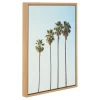 Palm Trees Framed Canvas Art Natural (24"x18") - Uniek -Children Furniture Store GUEST ca2c3168 3e54 4535 8889 19b5eef74e58