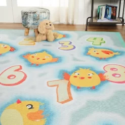 Playtime Numbers Vibrant Kids Indoor Area Rug By Blue Nile Mills -Children Furniture Store GUEST cac9ee12 7183 4240 b17a d5fca18ca8af