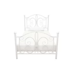 Twin Kids' Bombay Metal Bed White - Room & Joy -Children Furniture Store GUEST cba0f0b7 36a2 4cac ab89 5e05f9a36a30