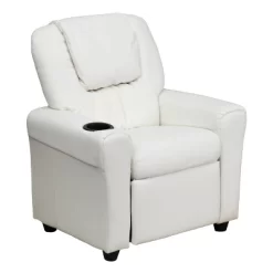 Emma And Oliver Contemporary Kids Recliner With Cup Holder And Headrest -Children Furniture Store GUEST cc962a43 c518 4955 b646 71a39ea63362