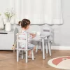 Qaba Kids Wooden Table And Chair Activity Set For Arts, Crafts, Dinning, And Reading For Toddlers Age 2 To 5 -Children Furniture Store GUEST cdd8dbac 7bbd 4634 b0b9 798f011972fc