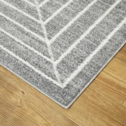 7'10"x10' Elias Stripe Kids' Area Rug Gray - Balta Rugs -Children Furniture Store GUEST ce13aa50 e4ce 4e93 95b3 6df71cce8148
