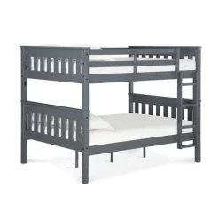 Full Over Full Petty Wood Bunk Bed With USB Port - Room & Joy -Children Furniture Store GUEST ce8c55c8 760e 4f66 bad7 300f3794f8e7