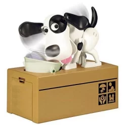 Ready! Set! Play! Link My Dog Piggy Bank, Includes Robotic Coin Munching Money Box Toy