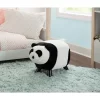 Ming Ming Panda Bear Stool White/Black - Powell -Children Furniture Store GUEST cfa0d819 7804 4cc2 8c7f ed4e8b30ef41