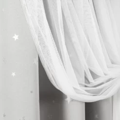 Star Sheer Insulated Grommet Blackout Window Curtain Panel Set - Lush Décor -Children Furniture Store GUEST d017b2a2 0750 47a4 933b f2ebd3058bb5