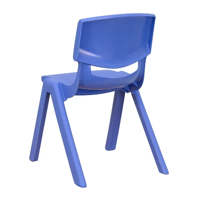 Emma And Oliver 2 Pack Plastic Stackable School Chair With 12"H Seat, Preschool Seating 8 Emma And Oliver 2 Pack Plastic Stackable School Chair With 12"H Seat, Preschool Seating - Image 6