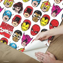 Marvel Comics Classic Faces Peel & Stick Wallpaper - RoomMates -Children Furniture Store GUEST d0c7ac17 e9e1 4195 8260 e3ee25b8ac71
