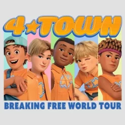 Women's Turning Red 4*Town Breaking Free World Tour Racerback Tank Top