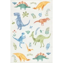 NuLOOM Eamon Dinosaur Machine Washable Kids Area Rug 21 NuLOOM Eamon Dinosaur Machine Washable Kids Area Rug -Children Furniture Store GUEST d41b81ab f66d 4167 8c9e 356dd025bd54