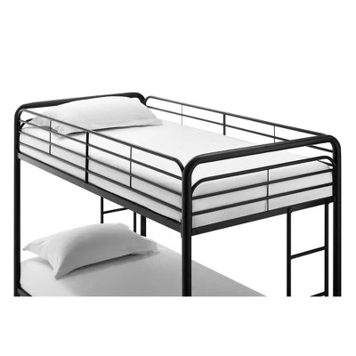 Twin Betony Bunk Bed With Storage Bins Black - Room & Joy 9 Twin Betony Bunk Bed With Storage Bins Black - Room & Joy - Image 7