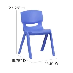 Emma And Oliver 5 Pack Plastic Stackable School Chair With 13.25" Seat Height 17 Emma And Oliver 5 Pack Plastic Stackable School Chair With 13.25" Seat Height -Children Furniture Store GUEST d5edce9e f5bb 478a bb97 1634e43a03f0