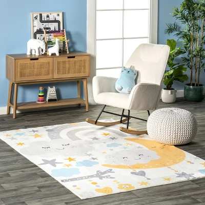 NuLOOM Sweet Dreams Machine Washable Kids Area Rug 3 NuLOOM Sweet Dreams Machine Washable Kids Area Rug