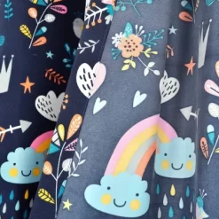 84"x52" Set Of 2 Unicorn Heart Window Curtain Panels - Lush Décor -Children Furniture Store GUEST d7f7f132 3fc1 49ca 83c4 a001e277ebd2