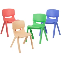 Emma And Oliver 4 Pack Plastic Stackable K-2 School Chair With 13.25"H Seat 29 Emma And Oliver 4 Pack Plastic Stackable K-2 School Chair With 13.25"H Seat -Children Furniture Store GUEST d92f50fc e6a6 4d3f a313 4a7a9487e8c0